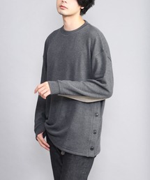 BEYES/長袖切替スウェット