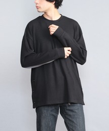 BEYES/長袖切替スウェット