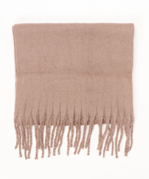 apres jour（アプレジュール）の「ふわふわフリンジマフラー【ZOZOTOWN限定アイテム】（マフラー・レディース・アイボリー/モカ/ライトベージュ/グレイッシュベージュ・ﾌﾘ-）」の15枚目の写真