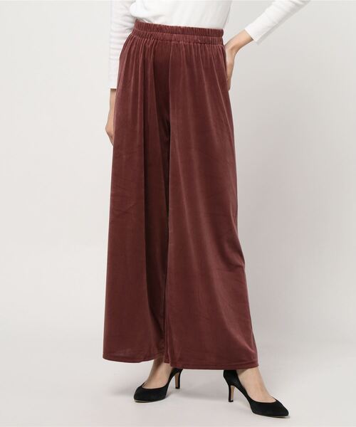 セール ベロアコールワイドpt パンツ Cecil Mcbee セシルマクビー のファッション通販 Zozotown