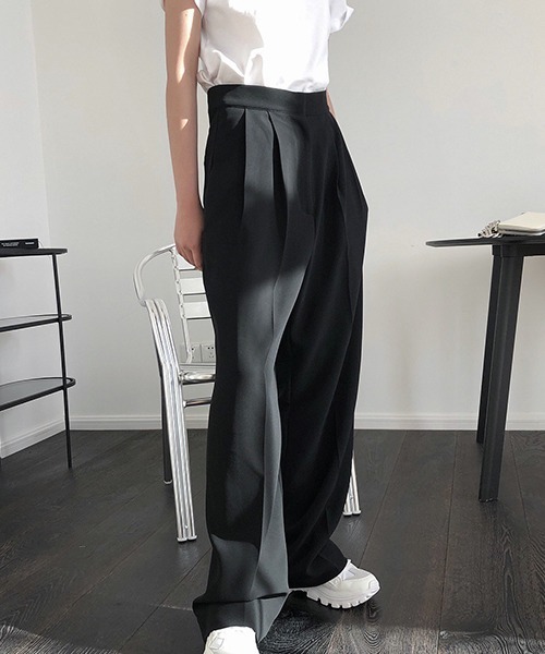 chuclla（チュクラ）の「Center crease wide pants sb-4 chw1424