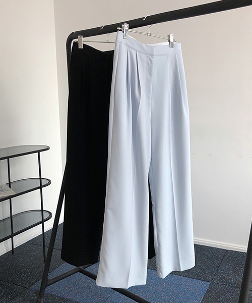 chuclla Center crease wide pants チュクラ Center crease wide pants sb-4 chw1424-ファッション通販サイト
