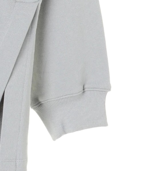 AMERICAN HOLIC（アメリカンホリック）の「ハーフZIP裏毛サイドスリットチュニック ＊（スウェット・レディース・オフホワイト/ライトグレー/チャコールグレー/ライトベージュ・FREE）」の18枚目の写真