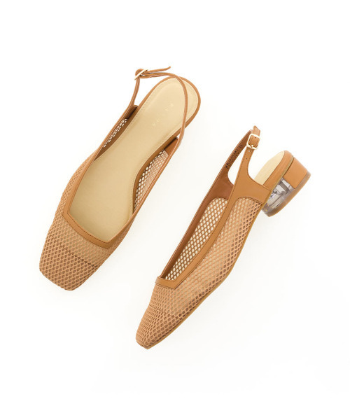 RANDA（ランダ）の「ネットメッシュバックベルトパンプス（パンプス・レディース・ブラック/アイボリー/ダークベージュ・LL/M/L/S）」の17枚目の写真