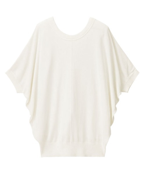 GeeRA（ジーラ）の「接触冷感！前後2WAYドルマンニット（ニット/セーター・レディース・ブラック/ベージュ/オフホワイト・LARGE/MEDIUM/XX-LARGE/X-LARGE）」の4枚目の写真