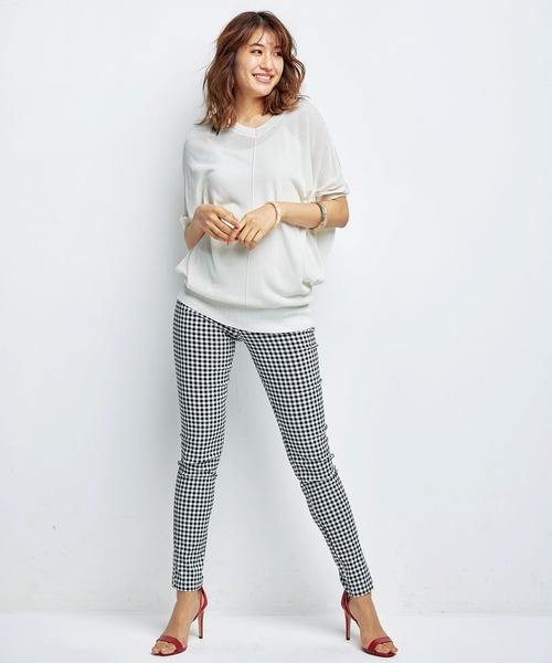 GeeRA（ジーラ）の「接触冷感！前後2WAYドルマンニット（ニット/セーター・レディース・ブラック/ベージュ/オフホワイト・LARGE/MEDIUM/XX-LARGE/X-LARGE）」の12枚目の写真