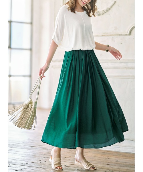 GeeRA（ジーラ）の「接触冷感！前後2WAYドルマンニット（ニット/セーター・レディース・ブラック/ベージュ/オフホワイト・LARGE/MEDIUM/XX-LARGE/X-LARGE）」の11枚目の写真