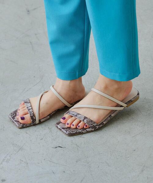 green label relaxing（グリーンレーベルリラクシング）の「◆CFC スライダー フィット サンダル（サンダル・レディース・ピンク/ベージュ/その他1/ブラック/ゴールド/ホワイト/ライトブルー・S/M/L/XS/LL）」の7枚目の写真