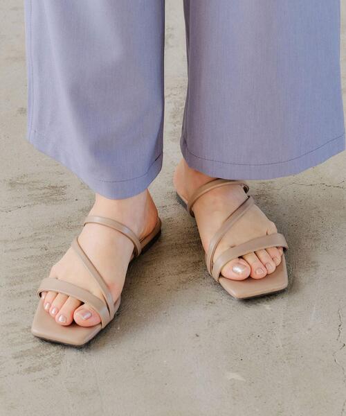 green label relaxing（グリーンレーベルリラクシング）の「◆CFC スライダー フィット サンダル（サンダル・レディース・ピンク/ベージュ/その他1/ブラック/ゴールド/ホワイト/ライトブルー・S/M/L/XS/LL）」の15枚目の写真