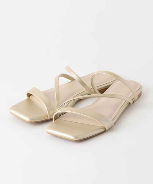 green label relaxing（グリーンレーベルリラクシング）の「◆CFC スライダー フィット サンダル（サンダル・レディース・ピンク/ベージュ/その他1/ブラック/ゴールド/ホワイト/ライトブルー・S/M/L/XS/LL）」の9枚目の写真