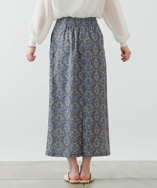 COLONY 2139（コロニートゥーワンスリーナイン）の「ダマスク柄ハイウエストタイトスカート（スカート・レディース・ミント/チャコールグレー・FREE）」の9枚目の写真