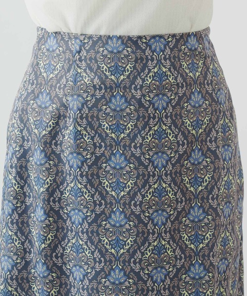 COLONY 2139（コロニートゥーワンスリーナイン）の「ダマスク柄ハイウエストタイトスカート（スカート・レディース・ミント/チャコールグレー・FREE）」の20枚目の写真
