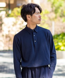 EDIFICE（エディフィス）の「コットン/アセテート ニットポロシャツ（ニット/セーター）」