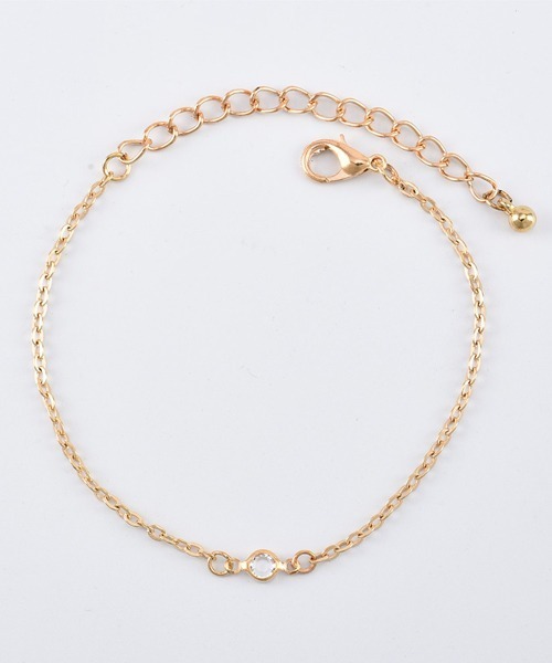 Fun & Daily(ファンアンドデイリー)の「F&D : 4セット・ナローデザインブレスレット(ブレスレット・レディース・ゴールド・FREE)」の4枚目の写真