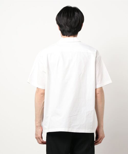 WESTBOY(ウエストボーイ)の「【COLN】Open-collar Pullover Shirt in Cotton CLN21S03TP(シャツ/ブラウス・メンズ・ホワイト・S/M/L/XL)」の12枚目の写真