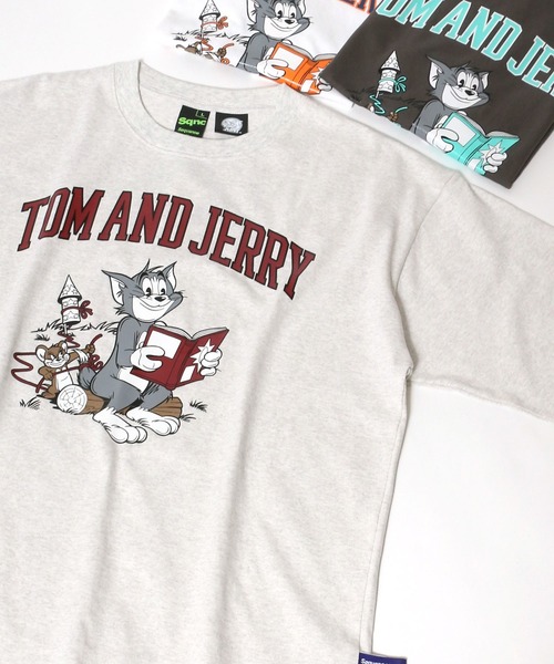 21 Summer Tom Jerry トムとジェリー コミック イラスト サークルロゴ ワンポイント バックプリントtシャツ Tシャツ カットソー Tom Jerry トムアンドジェリー のファッション通販 Zozotown