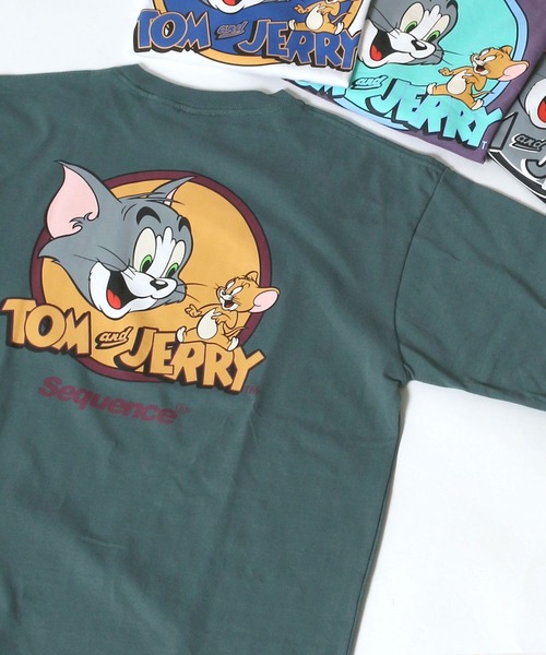 Tom&Jerry(トムアンドジェリー)の「Tom&Jerry/ トムとジェリー コミック イラスト サークルロゴ ワンポイント バックプリントTシャツ(Tシャツ/カットソー・レディース・ホワイト系その他/ブラック系その他/グレー系その他/ベージュ系その他/ホワイト系その他2/ブラック系その他2/パープル系その他/ホワイト系その他3/ホワイト系その他4/グレー系その他2/ホワイト系その他5/ブラック系その他3/パープル系その他2/ホワイト/ホワイト系/チャコールグレー/サックスブルー/ホワイト系1/ホワイト系その他6/ベージュ系その他2/ホワイト系その他7/ライトブルー・M/L)」の15枚目の写真