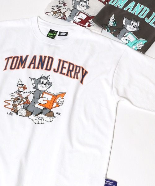 21 Summer Tom Jerry トムとジェリー コミック イラスト サークルロゴ ワンポイント バックプリントtシャツ Tシャツ カットソー Tom Jerry トムアンドジェリー のファッション通販 Zozotown