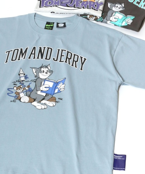 Tom&Jerry(トムアンドジェリー)の「Tom&Jerry/ トムとジェリー コミック イラスト サークルロゴ ワンポイント バックプリントTシャツ(Tシャツ/カットソー・レディース・ホワイト系その他/ブラック系その他/グレー系その他/ベージュ系その他/ホワイト系その他2/ブラック系その他2/パープル系その他/ホワイト系その他3/ホワイト系その他4/グレー系その他2/ホワイト系その他5/ブラック系その他3/パープル系その他2/ホワイト/ホワイト系/チャコールグレー/サックスブルー/ホワイト系1/ホワイト系その他6/ベージュ系その他2/ホワイト系その他7/ライトブルー・M/L)」の20枚目の写真