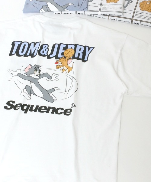 Tom&Jerry(トムアンドジェリー)の「Tom&Jerry/ トムとジェリー コミック イラスト サークルロゴ ワンポイント バックプリントTシャツ(Tシャツ/カットソー・レディース・ホワイト系その他/ブラック系その他/グレー系その他/ベージュ系その他/ホワイト系その他2/ブラック系その他2/パープル系その他/ホワイト系その他3/ホワイト系その他4/グレー系その他2/ホワイト系その他5/ブラック系その他3/パープル系その他2/ホワイト/ホワイト系/チャコールグレー/サックスブルー/ホワイト系1/ホワイト系その他6/ベージュ系その他2/ホワイト系その他7/ライトブルー・M/L)」の8枚目の写真