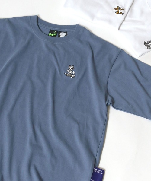 Tom&Jerry(トムアンドジェリー)の「Tom&Jerry/ トムとジェリー コミック イラスト サークルロゴ ワンポイント バックプリントTシャツ(Tシャツ/カットソー・レディース・ホワイト系その他/ブラック系その他/グレー系その他/ベージュ系その他/ホワイト系その他2/ブラック系その他2/パープル系その他/ホワイト系その他3/ホワイト系その他4/グレー系その他2/ホワイト系その他5/ブラック系その他3/パープル系その他2/ホワイト/ホワイト系/チャコールグレー/サックスブルー/ホワイト系1/ホワイト系その他6/ベージュ系その他2/ホワイト系その他7/ライトブルー・M/L)」の16枚目の写真