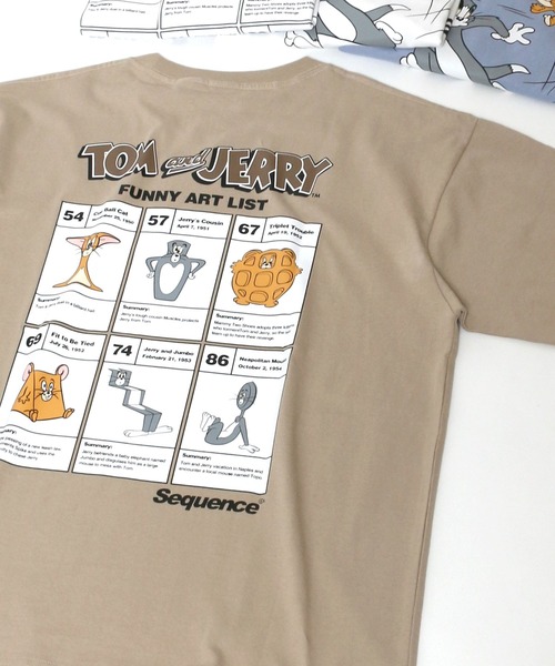 Tom&Jerry(トムアンドジェリー)の「Tom&Jerry/ トムとジェリー コミック イラスト サークルロゴ ワンポイント バックプリントTシャツ(Tシャツ/カットソー・レディース・ホワイト系その他/ブラック系その他/グレー系その他/ベージュ系その他/ホワイト系その他2/ブラック系その他2/パープル系その他/ホワイト系その他3/ホワイト系その他4/グレー系その他2/ホワイト系その他5/ブラック系その他3/パープル系その他2/ホワイト/ホワイト系/チャコールグレー/サックスブルー/ホワイト系1/ホワイト系その他6/ベージュ系その他2/ホワイト系その他7/ライトブルー・M/L)」の18枚目の写真