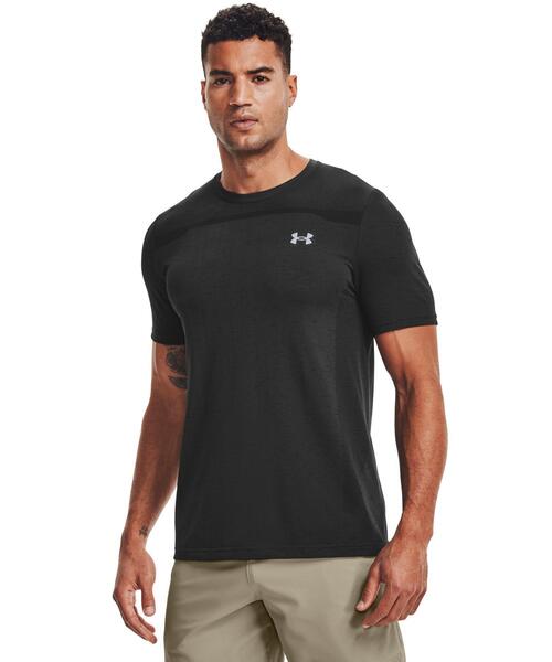 UNDER ARMOUR(アンダーアーマー)の「UAシームレス ショートスリーブ(トレーニング/メンズ)(Tシャツ/カットソー・メンズ・ネイビー/ブラック・XL/MD/LG/XXL/SM)」の3枚目の写真