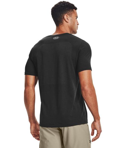 UNDER ARMOUR(アンダーアーマー)の「UAシームレス ショートスリーブ(トレーニング/メンズ)(Tシャツ/カットソー・メンズ・ネイビー/ブラック・XL/MD/LG/XXL/SM)」の4枚目の写真