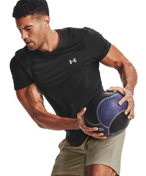 UNDER ARMOUR(アンダーアーマー)の「UAシームレス ショートスリーブ(トレーニング/メンズ)(Tシャツ/カットソー・メンズ・ネイビー/ブラック・XL/MD/LG/XXL/SM)」の7枚目の写真