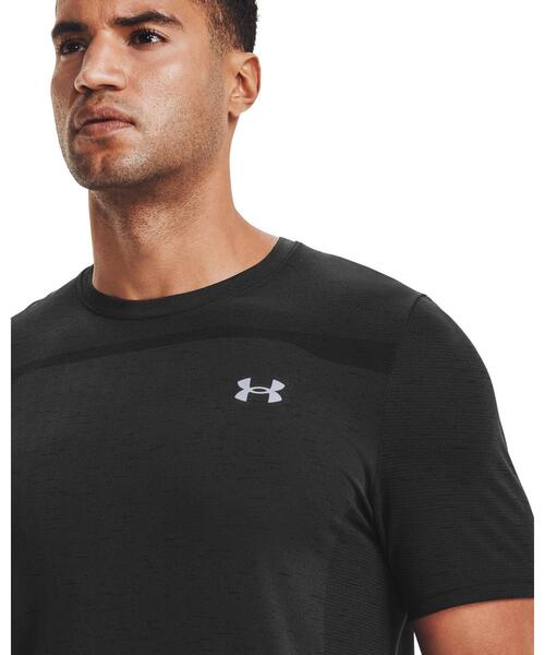 UNDER ARMOUR(アンダーアーマー)の「UAシームレス ショートスリーブ(トレーニング/メンズ)(Tシャツ/カットソー・メンズ・ネイビー/ブラック・XL/MD/LG/XXL/SM)」の8枚目の写真