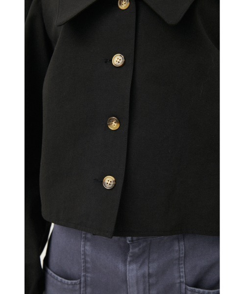 LAGUA GEM（ラグアジェム）の「BIG COLLAR TOPS（シャツ/ブラウス・レディース・ホワイト/ライム/ブラック・MEDIUM/SMALL）」の17枚目の写真