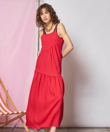 アシメシャーリングキャミワンピース【MAISON SPECIAL/メゾンスペシャル】