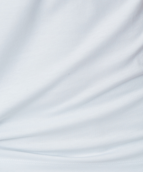 MYSELF ABAHOUSE(マイセルフアバハウス)の「【MYSELF ABAHOUSE】シルケット ルーズ Tシャツ(Tシャツ/カットソー・メンズ・ダークグリーン/ブラウン/グレイッシュベージュ/ネイビー/ホワイト/ブラック/ブルー・44/48/46)」の19枚目の写真