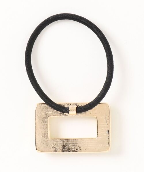 ma chere Cosette?（マシェールコゼット）の「スクエア穴あきアクリルヘアゴム（ヘアゴム・レディース・オレンジ/ライトブルー/アイボリー/グリーン系その他・FREE）」の12枚目の写真