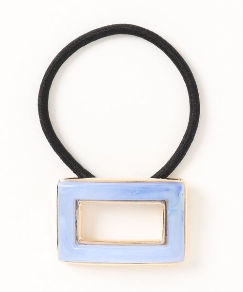 ma chere Cosette?（マシェールコゼット）の「スクエア穴あきアクリルヘアゴム（ヘアゴム・レディース・オレンジ/ライトブルー/アイボリー/グリーン系その他・FREE）」の10枚目の写真