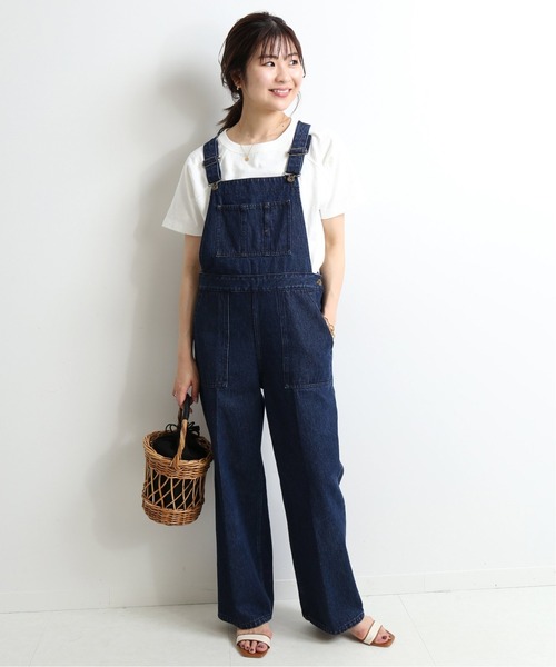 SLOBE IENA(スローブイエナ)の「スラブ天竺ラグランTシャツ【手洗い可能】◆(Tシャツ/カットソー・レディース・カーキ/ブラック/ホワイト/サックスブルー・FREE)」の6枚目の写真