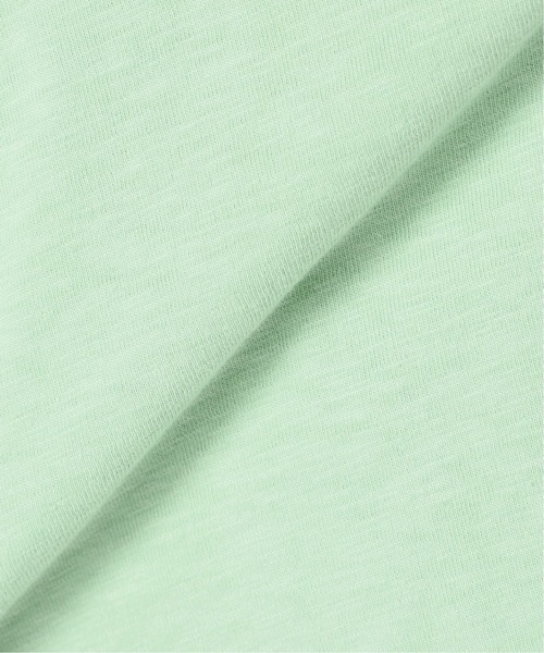 SLOBE IENA(スローブイエナ)の「スラブ天竺ラグランTシャツ【手洗い可能】◆(Tシャツ/カットソー・レディース・カーキ/ブラック/ホワイト/サックスブルー・FREE)」の17枚目の写真