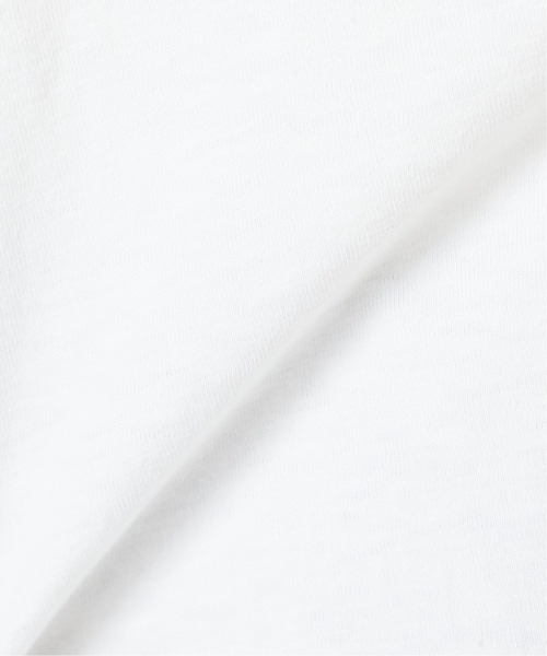 SLOBE IENA(スローブイエナ)の「スラブ天竺ラグランTシャツ【手洗い可能】◆(Tシャツ/カットソー・レディース・カーキ/ブラック/ホワイト/サックスブルー・FREE)」の21枚目の写真