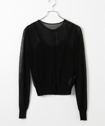 ROCKET x LUNCH | 【ROCKET * LUNCH/ロケット ランチ】シースルーニットカーディガン(ニット/セーター)