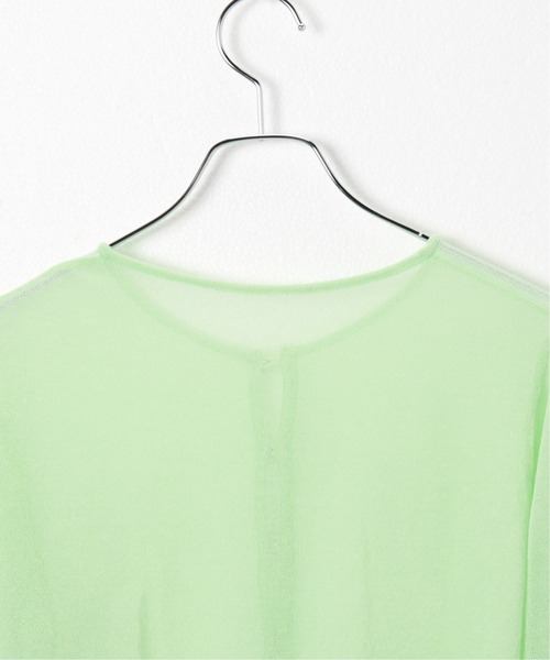 ROCKET x LUNCH（ロケットアンドランチ）の「【ROCKET * LUNCH/ロケット ランチ】シースルーニットカーディガン（ニット/セーター・レディース・ブラック/アーミー・SMALL）」の22枚目の写真