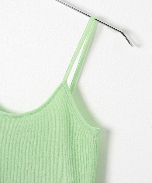 ROCKET x LUNCH（ロケットアンドランチ）の「【ROCKET * LUNCH/ロケット ランチ】シースルーニットカーディガン（ニット/セーター・レディース・ブラック/アーミー・SMALL）」の7枚目の写真