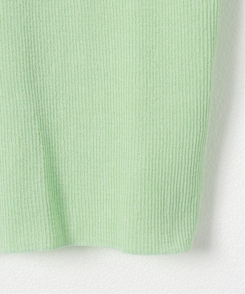 ROCKET x LUNCH（ロケットアンドランチ）の「【ROCKET * LUNCH/ロケット ランチ】シースルーニットカーディガン（ニット/セーター・レディース・ブラック/アーミー・SMALL）」の10枚目の写真