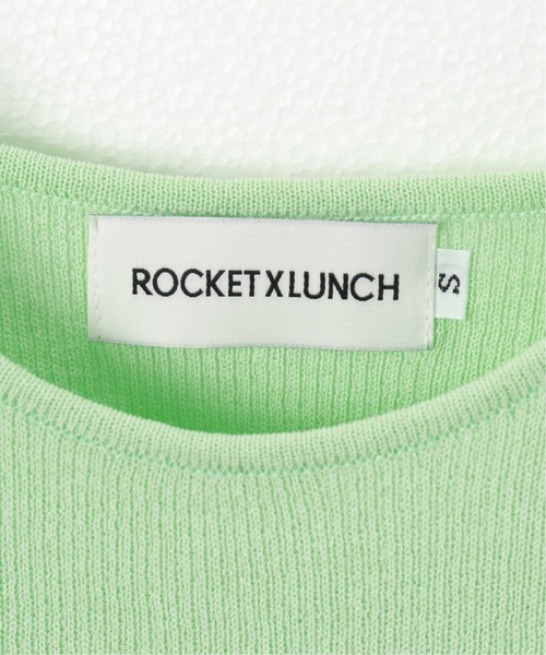 ROCKET x LUNCH（ロケットアンドランチ）の「【ROCKET * LUNCH/ロケット ランチ】シースルーニットカーディガン（ニット/セーター・レディース・ブラック/アーミー・SMALL）」の20枚目の写真