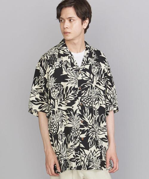TWO PALMS(トゥーパームス)の「<TWO PALMS (トゥーパームス)> W/PINEAPPLE/シャツ(シャツ/ブラウス・メンズ・ブラック・MEDIUM/LARGE)」の1枚目の写真