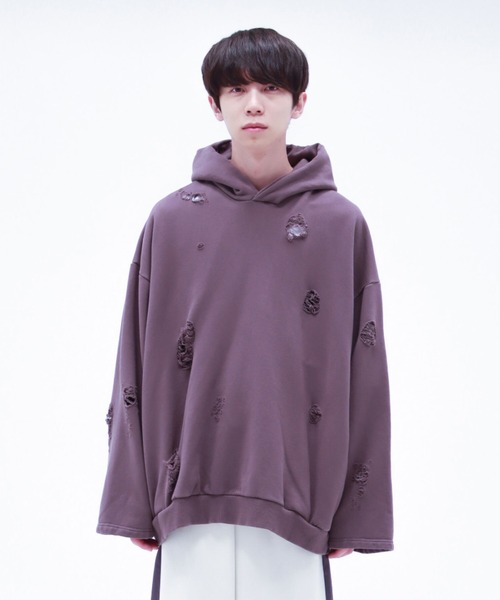 0658（ゼロロクゴーハチ）の「0658/ゼロロクゴーハチ/Grange hoodie（パーカー・レディース・ブラック/グレー・FREE）」の5枚目の写真