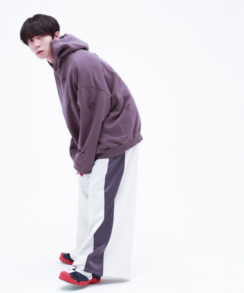 0658（ゼロロクゴーハチ）の「0658/ゼロロクゴーハチ/Grange hoodie（パーカー・レディース・ブラック/グレー・FREE）」の7枚目の写真