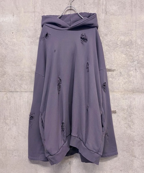 0658（ゼロロクゴーハチ）の「0658/ゼロロクゴーハチ/Grange hoodie（パーカー・レディース・ブラック/グレー・FREE）」の9枚目の写真