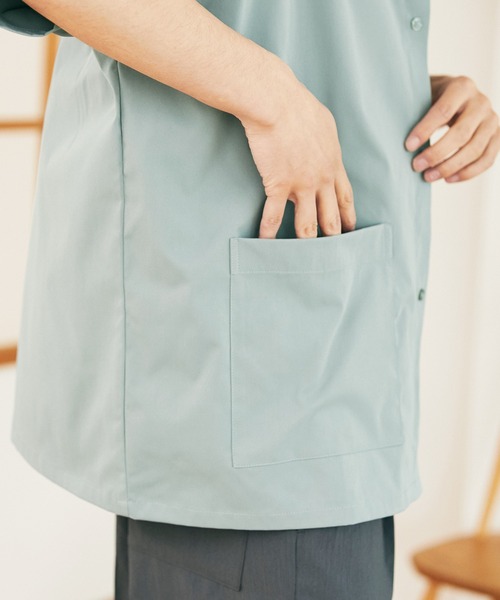 nowm(ノウム)の「【nowm】LOOSE BOX SLIT W-POCKET S/S OPEN COLLAR SHIRT/ ルーズ ダブルポケット オープンカラーシャツ(シャツ/ブラウス・メンズ・ライトブルー/グレイッシュベージュ・M/L)」の22枚目の写真