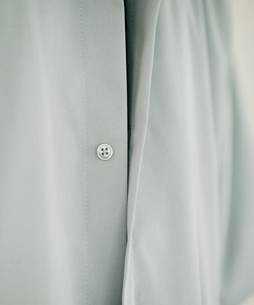 nowm(ノウム)の「【nowm】LOOSE BOX SLIT W-POCKET S/S OPEN COLLAR SHIRT/ ルーズ ダブルポケット オープンカラーシャツ(シャツ/ブラウス・メンズ・ライトブルー/グレイッシュベージュ・M/L)」の20枚目の写真