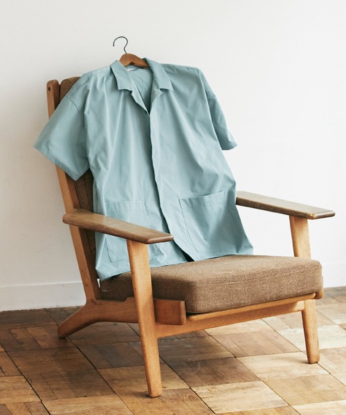 nowm(ノウム)の「【nowm】LOOSE BOX SLIT W-POCKET S/S OPEN COLLAR SHIRT/ ルーズ ダブルポケット オープンカラーシャツ(シャツ/ブラウス・メンズ・ライトブルー/グレイッシュベージュ・M/L)」の18枚目の写真